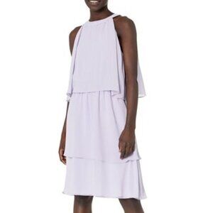 Cupcakes and cashmere Purple Tiered Dress NWT XS